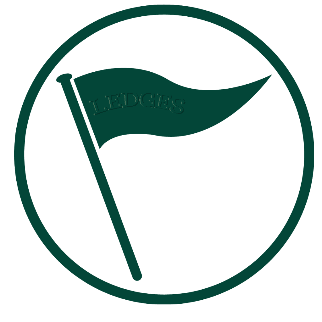 Ledges Golf Flag